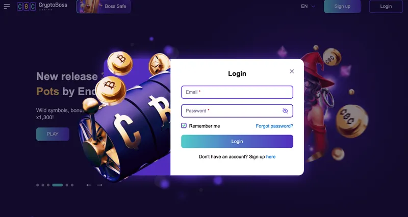 Рабочее зеркало Криптобосс казино